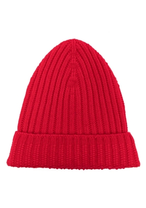 Barrie ribbed cashmere beanie - Pink