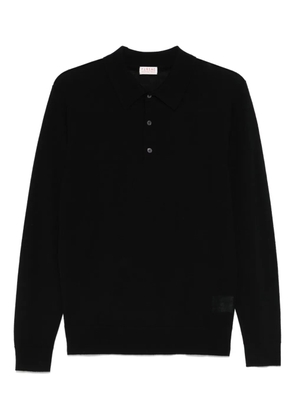 FURSAC merino wool polo shirt - Black