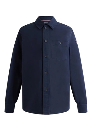 Fusalp button-fastening patch-pocket shirt jacket - Blue