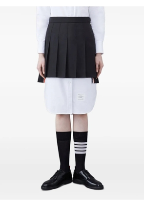Thom Browne pleated mini skirt - Black