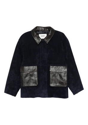 ducie Magda leather jacket - Blue