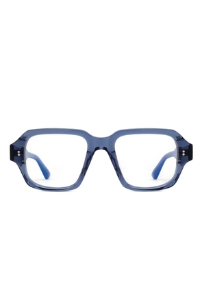 Chimi H geometric-frame glasses - Blue