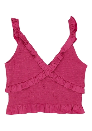 Callipygian smocked top - Pink