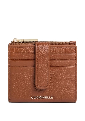 Coccinelle leather zip-fastening wallet - Brown