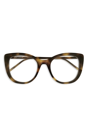 Saint Laurent Eyewear cat-eye glasses - Brown
