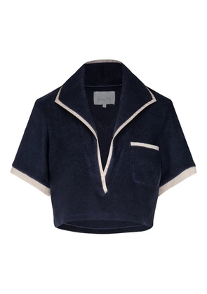 Johanna Ortiz Misty Hem polo shirt - Black