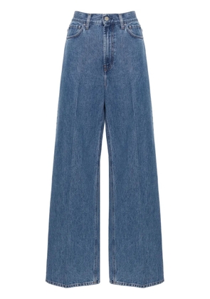 TOTEME high-rise wide-leg jeans - Blue