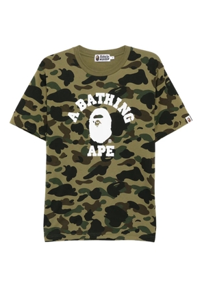 A BATHING APE® logo printed t-shirt - Green