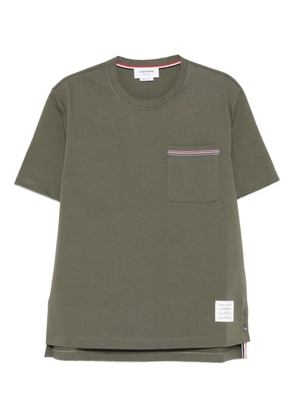 Thom Browne pocket-detail T-shirt - Green