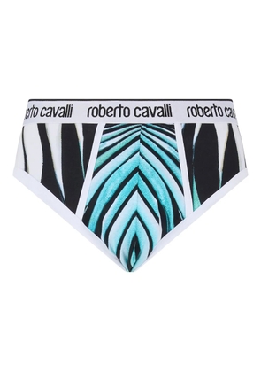 Roberto Cavalli Ray of Sea-print briefs - Blue