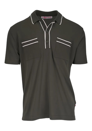Orlebar Brown Keeling knitted-panel polo shirt - Green