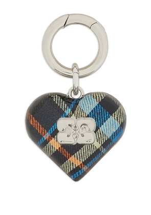 GANNI heart-shape charm - Blue