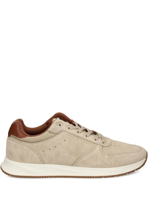Tommy Hilfiger suede-leather sneakers - Neutrals