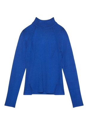 Calvin Klein Jeans ribbed turtleneck sweater - Blue