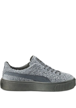 PUMA Elemental platform textured suede sneakers - Grey