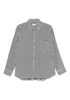 Comme Des Garçons gingham-check shirt - Black