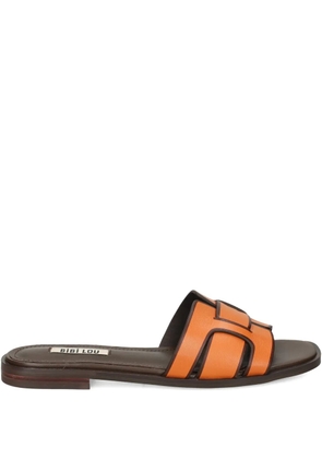 Bibi Lou leather H-strap sandals - Orange