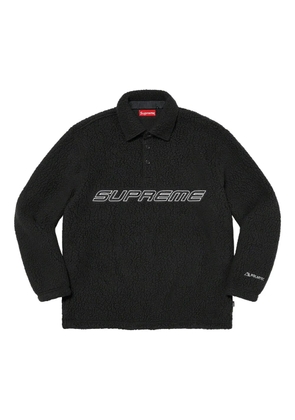 Supreme logo polo shirt - Black