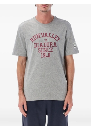 Diadora Run Valley logo T-shirt - Grey