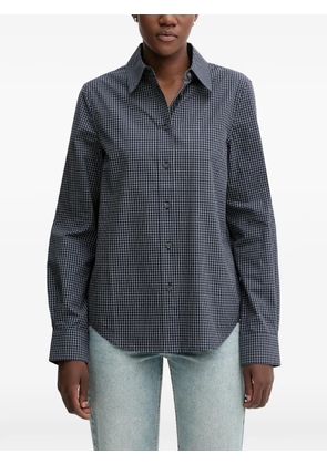 Miss Sixty checked buttoned shirt - Blue