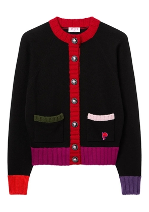 PUCCI color-block pocket cardigan - Black