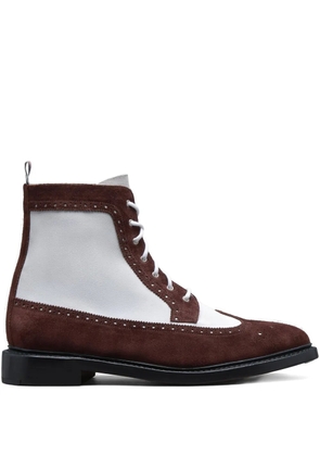 Thom Browne Longwing suede ankle boots