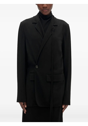 Ann Demeulemeester long-sleeves blazer - Black