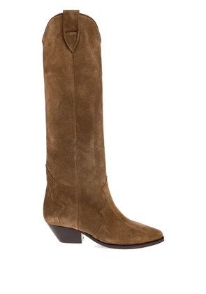 ISABEL MARANT Denvee pointed-toe boots - Brown