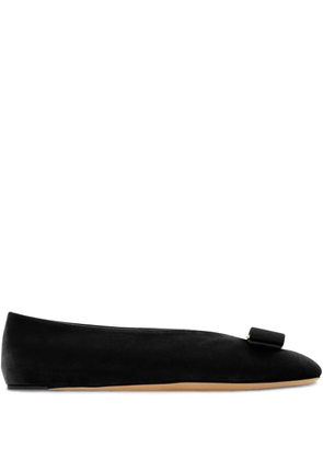 Ferragamo Vara bow-detail ballet flats - Black