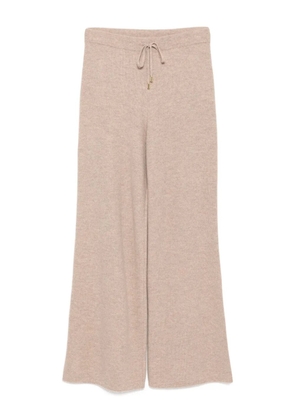 N.Peal honeycomb knit trousers - Neutrals