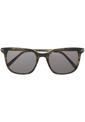 Aspinal Of London Triton rectangle-frame sunglasses - Green