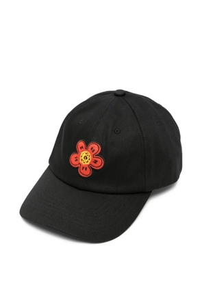 Kenzo floral-embroidered cap - Black
