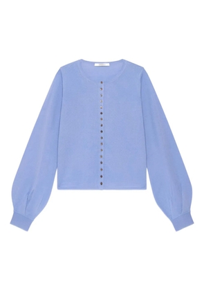 MALIPARMI button balloon-sleeve cardigan - Blue