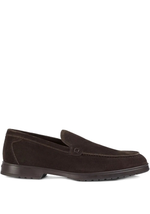 Doucal's slip-on suede loafers - Brown