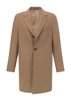 Boggi Milano single-breasted cashmere coat - Neutrals