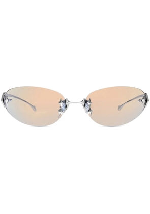 Gentle Monster Tta oval-frame sunglasses - Silver