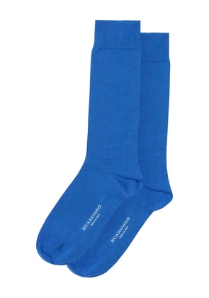 Scarosso text print socks - Blue
