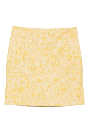 BLAKLACE floral skirt - Neutrals