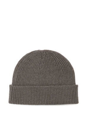 Yves Salomon cashmere beanie hat - Grey