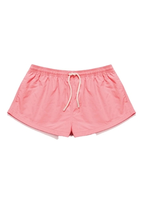 Mainless drawstring beach mini shorts - Pink