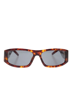Casablanca rectangle tortoiseshell sunglasses - Brown