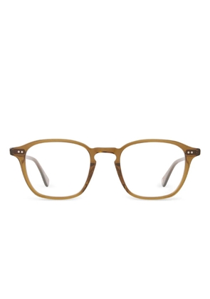 Garrett Leight Markus square-frame glasses - Brown