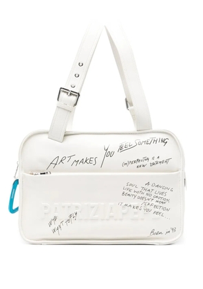 Patrizia Pepe Im(perfection) shoulder bag - White