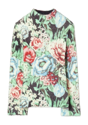 Tory Burch printed sweater - Black