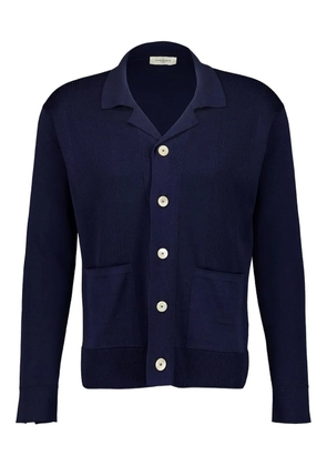 Piacenza Cashmere ribbed-knit cardigan - Blue