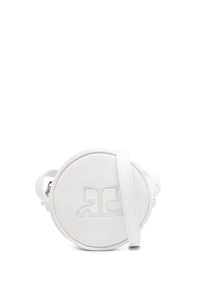 Courrèges logo-embossed tote bag - White