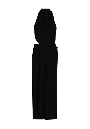 Johanna Ortiz Retro drape maxi dress - Black