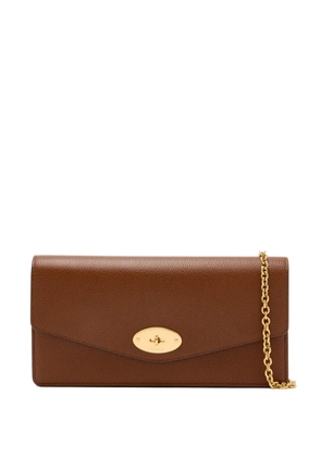 Mulberry Darley chain-strap clutch bag - Brown