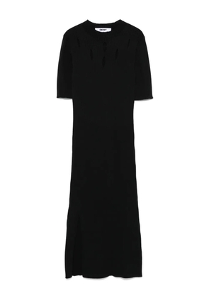 DKNY ribbed midi dress - Black
