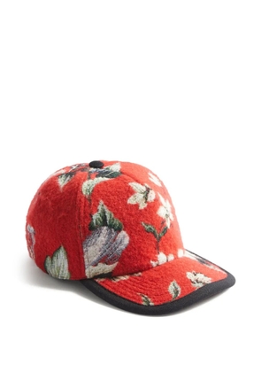 La DoubleJ floral baseball cap - Red